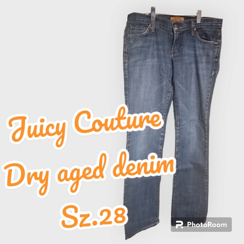 j🍄uicy couture dry aged denim jeans